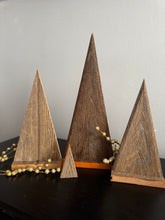 Load image into Gallery viewer, Handmade Holiday Barnwood Trees
