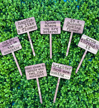 Load image into Gallery viewer, Self Care Plant & Flower Stakes