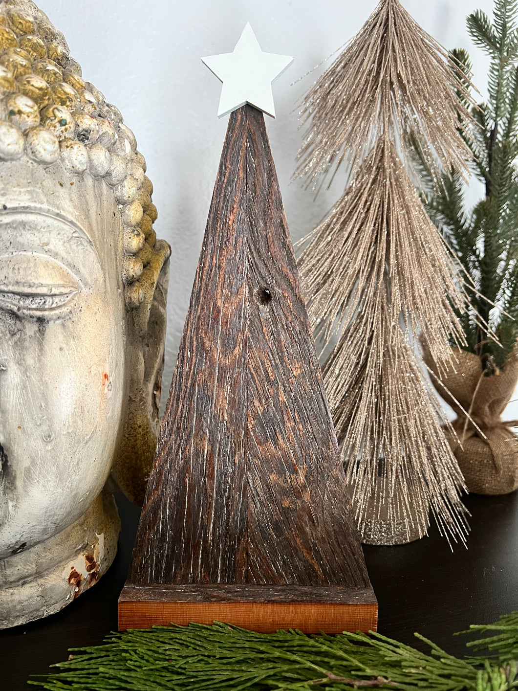 Handmade Holiday Barnwood Trees