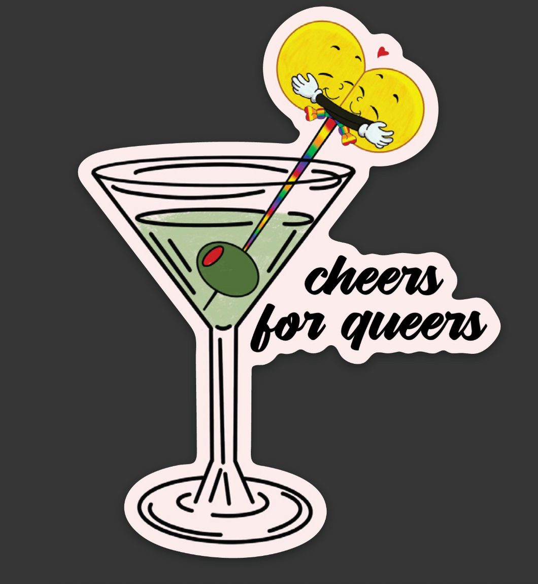 Cheers for Queers Sticker