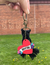 Load image into Gallery viewer, Hand Painted Mom Keychain
