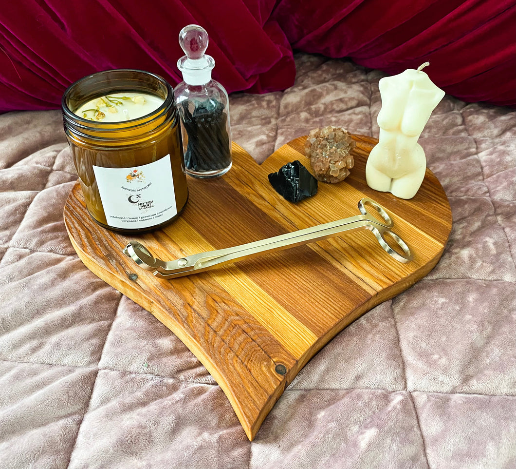 Handmade Barnwood Heart Altar