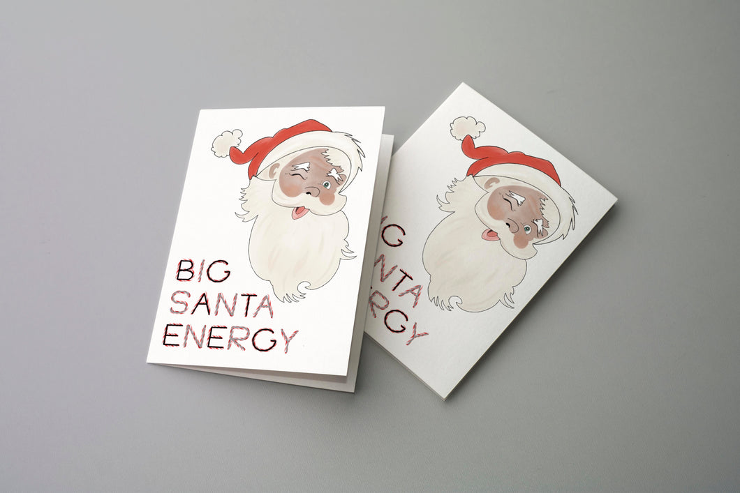 Big Santa Energy Card